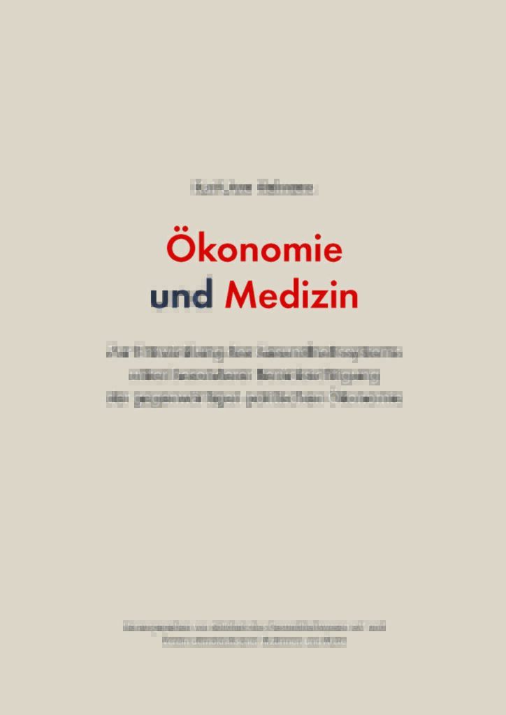 Bro­schü­re Medi­zin und Öko­no­mie