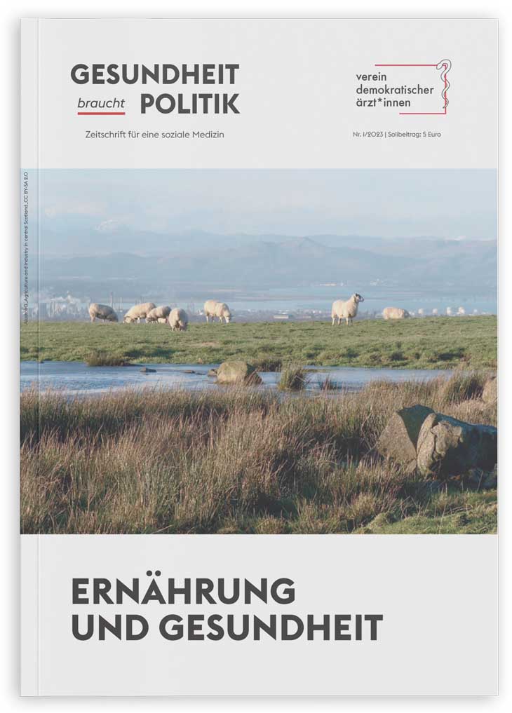 Ausgabe 1/2023 zu Ernährung und Gesundheit