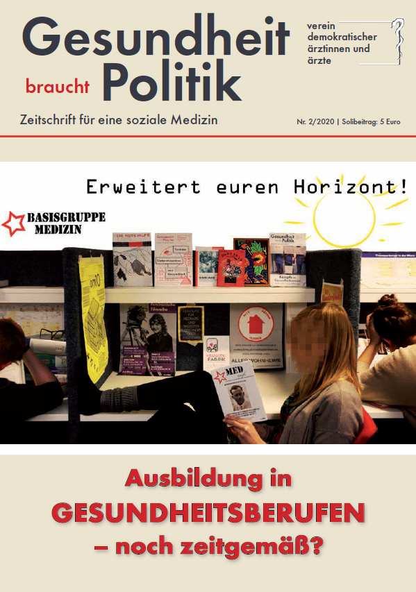 Ausgabe 2/2020 "Ausbildung in Gesundheitsberufen"
