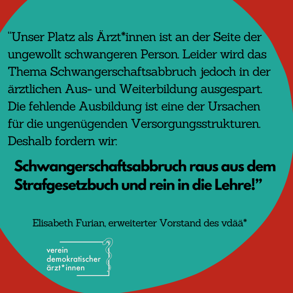 Neu­re­ge­lung Schwan­ger­schafts­ab­bruch: Gemein­sa­me Pres­se­mit­tei­lung von Ver­bän­den