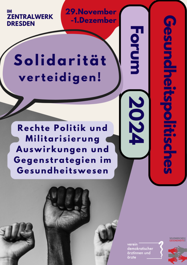 Gesund­heits­po­li­ti­sches Forum 2024