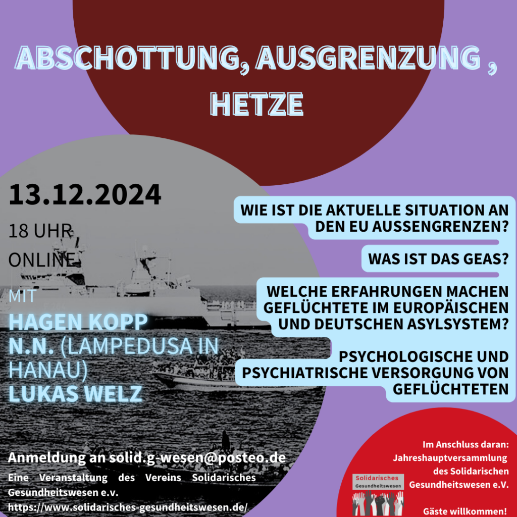Abschot­tung, Aus­gren­zung , Het­ze