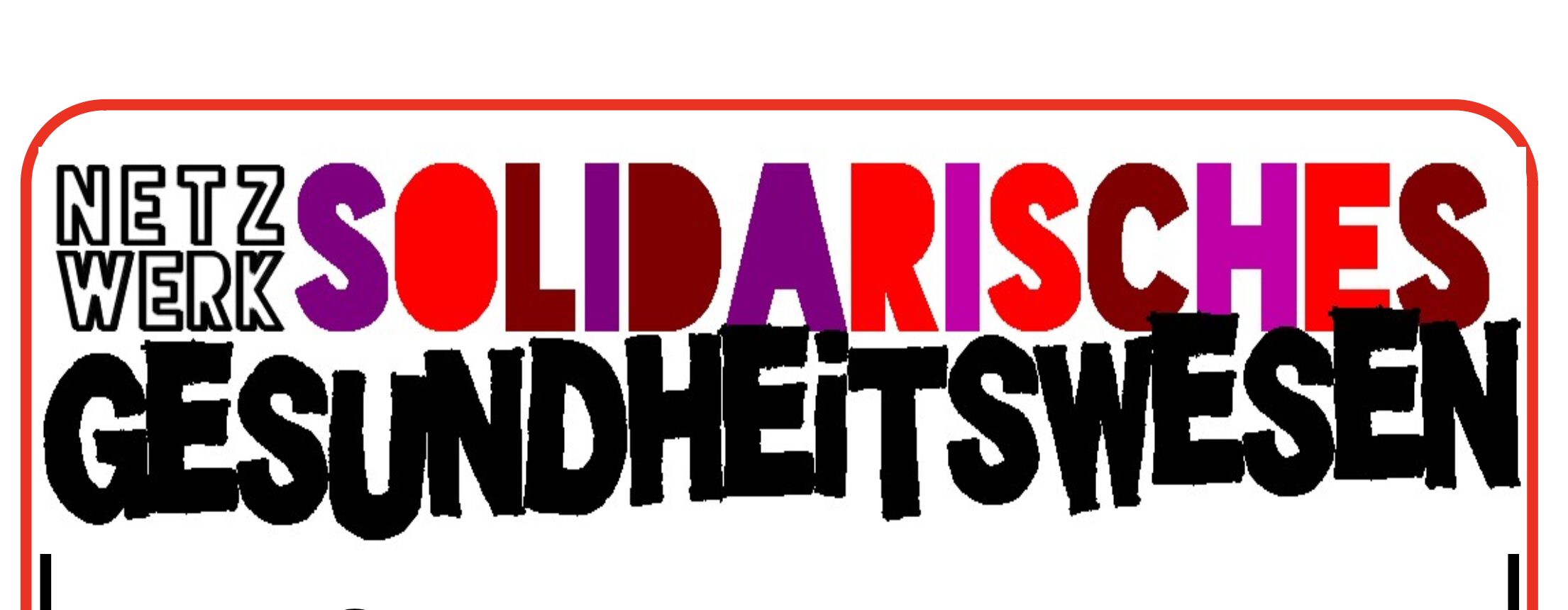 Logo vom Netzwerk Solidarisches Gesundheitswesen