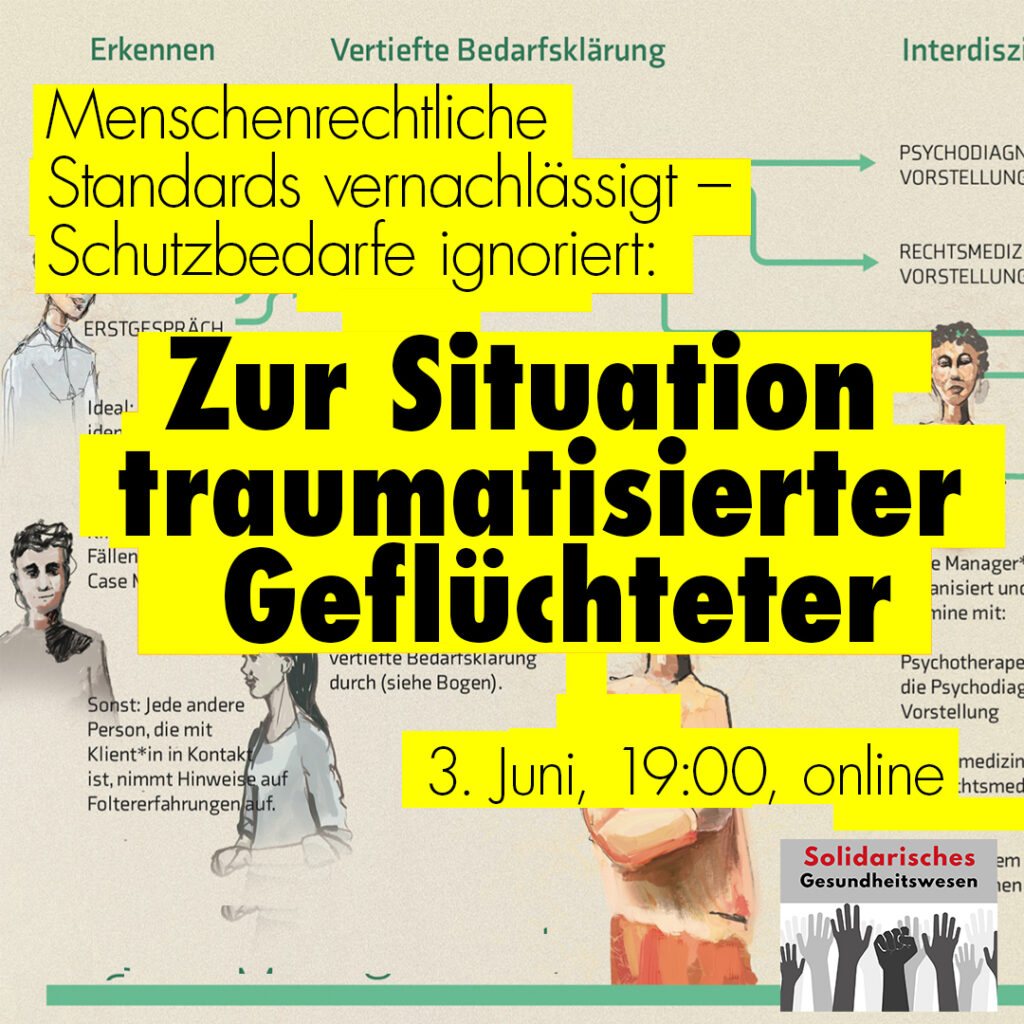 Men­schen­recht­li­che Stan­dards ver­nach­läs­sigt – Schutz­be­dar­fe igno­riert: Zur Situa­ti­on trau­ma­ti­sier­ter Geflüch­te­ter