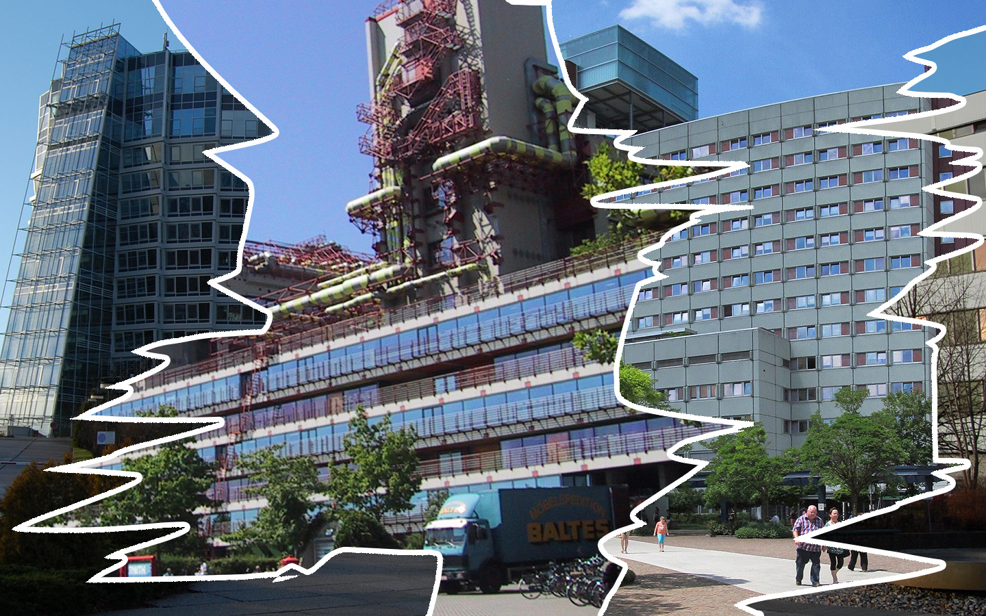 Krankenhaus Kollage