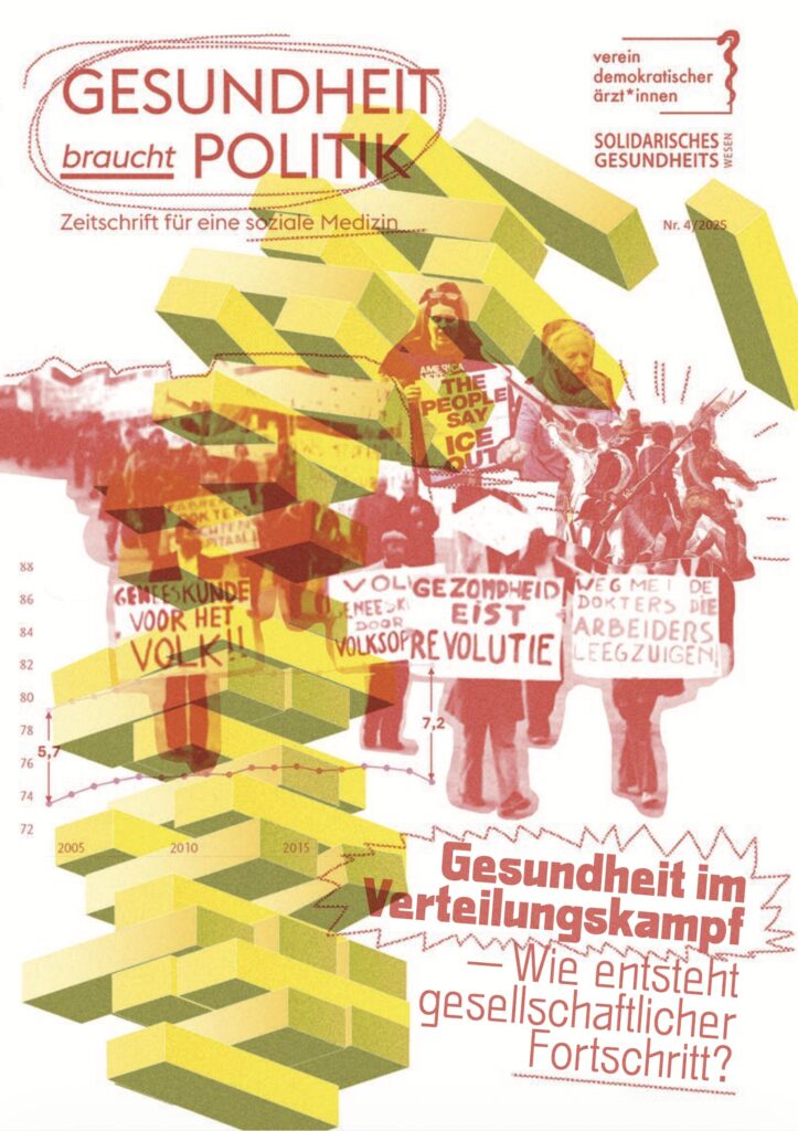 Cover des GbP 4/2025: Gesundheit im Verteilungskampf