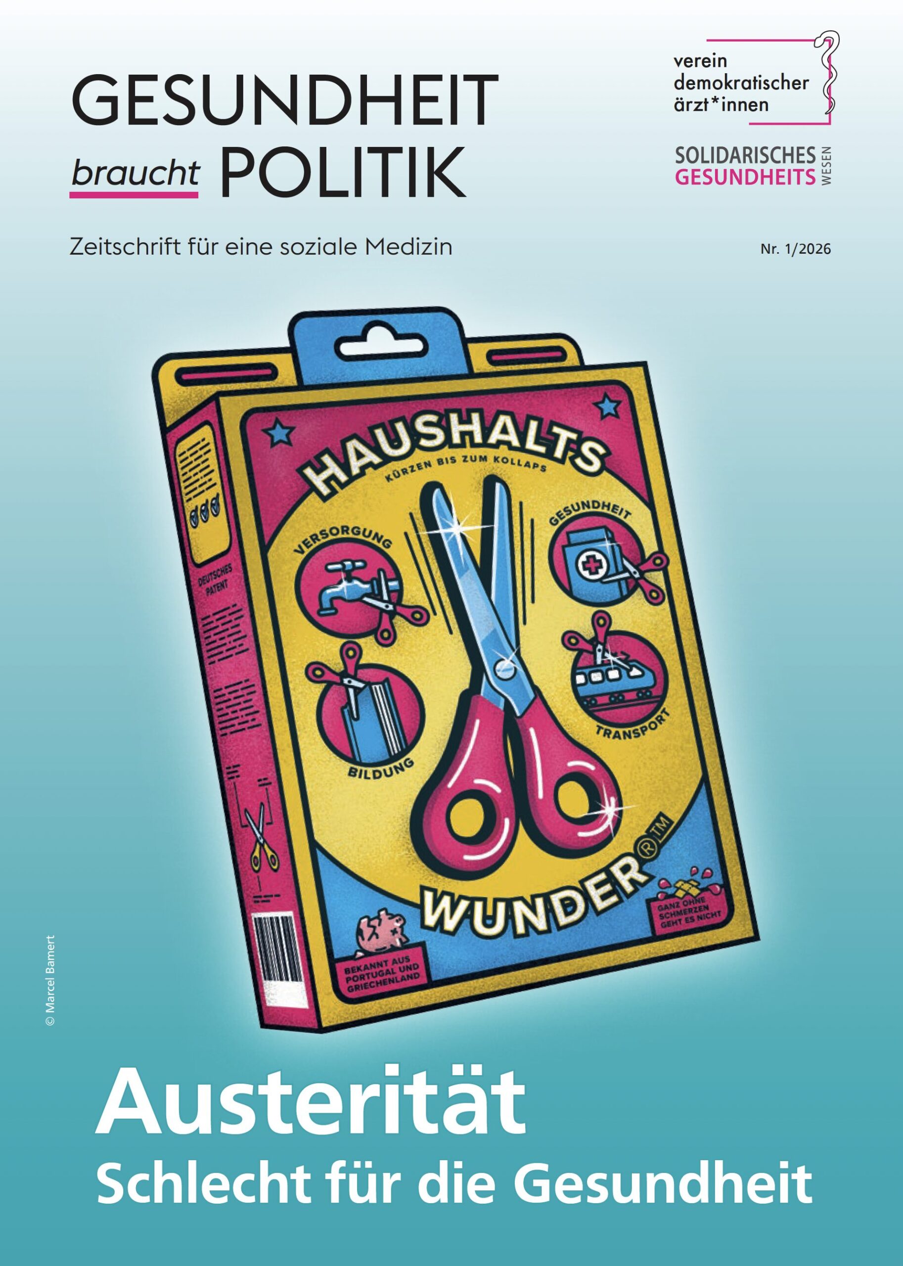 Cover der Ausgabe 1/2026: Austerität
