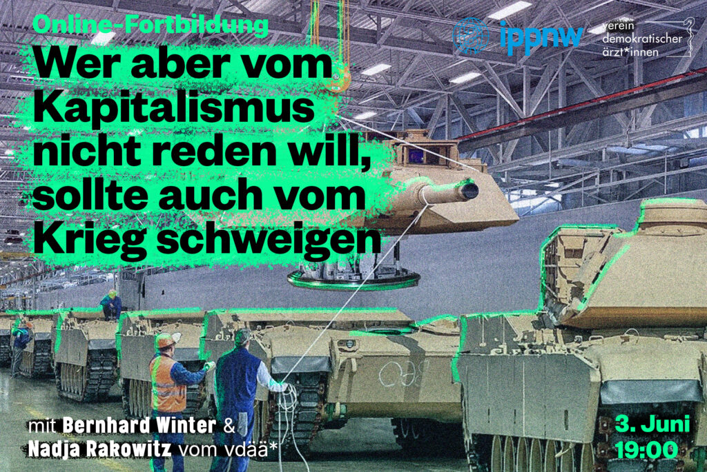 Online-Fortbildung: Wer aber vom Kapitalismus nicht reden will, sollte auch vom Krieg schweigen